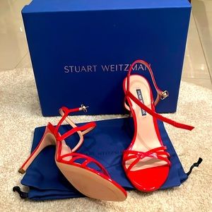 Stuart Weitzman Starla 105 Follow me Red Parent Size 8